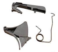 Sawhamale Juego de palancas de montaje del acelerador de 3 piezas, kit de palanca de repuesto de aceleradores de motosierra, kit de aceleradores de plástico y metal para motosierra 350 353 346 340 345