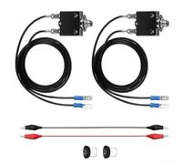 Sawhamale Kit de fusibles reiniciables de 3 A y 5 A con probador de fusibles para diagnóstico de disyuntores, incluye clips resistentes con alambre de cobre estañado de 14 AWG y aislamiento de PVC