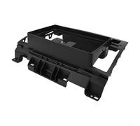 Sawhamale Panel de radio de coche de 9 pulgadas para Nissan Latio 2005-2010, ABS consola central navegación estéreo marco kit de ajuste directo, placa frontal de salpicadero de repuesto color negro
