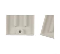 Sawhamale Paquete de 2 soportes de silicona para tapa de olla y tapete de drenaje, resistente al calor, antideslizante, organizador de encimera de cocina con rayas texturizadas para un almacenamiento