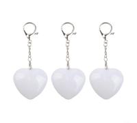 Sawhamale Paquete de 3 luces LED para bolso con sensor táctil en forma de corazón, para bolsos, carteras, colgante de luz nocturna compacta para encontrar llaves, teléfono y maquillaje en la oscuridad