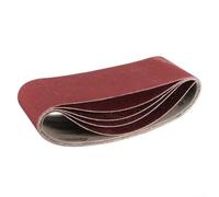 Sawhamale Paquete de 5 correas de lijado de 75 x 457 mm, grano 40-800, papel abrasivo de óxido de aluminio para madera, metal y plástico, acabado en la mayoría de lijadoras de banda (5 unidades de