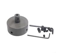 Sawhamale Portabrocas redondo para torno MINIS para carpintería, tira larga para mandril de torno mini, agarre estable, trozos de metal de alta resistencia para proyectos de lijado y pulido, mango de