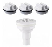 Sawhamale SP1022C Kit de conector de chorro de salida de retorno para piscina y spa de 4 piezas para Hayward SP1026D, incluye cubierta de línea de retorno roscada de 1.5 pulgadas con junta tórica y