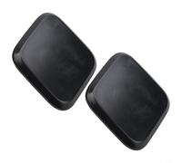 Sawhamale Tapa de chorro de boquilla de lavado de faros compatible con Focus 2015-2018, plástico negro para parachoques delantero de parachoques delantero de limpieza para lado izquierdo y derecho