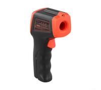 Sawhamale Termómetro infrarrojo digital de -50.0 °C a 600.0 °C con pantalla LCD, relación de punto de distancia 12:1 para cocinar industrial y uso automotriz, rojo