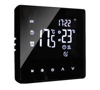 Sawhamale Termostato digital no programable para calefacción de suelo con pantalla táctil LCD, precisión de ± 1 °C, CA 230 V, carga de 3 A/16 A, rango de 5 a 90 °C (G)
