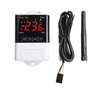 Sawhamale Termostato digital programable con mando a distancia WiFi inteligente para acuario, incubadora, invernadero y HVAC - precisión de ±1 °C, -40 °C a +99 °C, 10 A, 110 - 230 V CA (B)