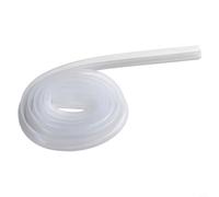 Sawhamale Tira de sellado de puerta de baño de goma de silicona de 2 m para puertas de vidrio, transparente a prueba de corrientes de aire e impermeable para paneles de 6 mm, 8 mm, 10 mm, 12 mm (6 mm)