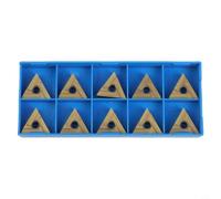 Sawhamale TNMG160404R-ES Insertos de torneado de carburo, juego de 10 piezas para semiacabado y acabado, para sistemas de sujeción de herramientas de torno