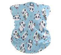Sawhonn Lindo Panda Chino Pañuelo Polaina Mascara Facial Bandana Cintas de Pelo Pasamontañas Diademas Headwraps Bufanda para Deportes Mujeres Hombres