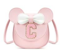 Sawkig Mini bolso para niños pequeños para niñas de 2 a 6 años, regalo de cumpleaños, bolso con orejas de ratón, color rosa, Rosado, C Taza