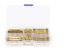 Sawtooth Picture Hangers | 100 Sturdy Hooks & 200 Screws for Wall Decor | Protected Photo Frame Hangers for Canvas / Posters / Clocks | Easy Installation, Reusable