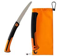 Sawventure Sierra Plegable Ultraligera 205g - Hoja de Acero Carbono Afilable, Mango Antideslizante, Funda de Seguridad, Mosquetón, Cuerda, Bolsa Gore-Tex - Herramienta Camping Bushcraft Supervivencia