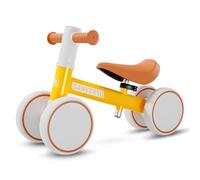 Sawyer Bikes - Correpasillos Bebe con Sillín Ajustable - Juguete Niños 1 Año (Amarillo V2)