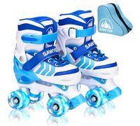 Sawyer Bikes - Patines Ajustables 4 Ruedas LED - Tallas 23 a 38