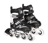 Sawyer Bikes - Patines en Línea Ajustables - Tallas 27 a 38 (Negro, S (27-30))