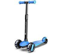 Sawyer Bikes - Patinete Ajustable Ruedas LED - Niños 2 a 8 Años (Azul)