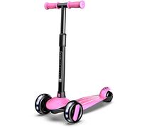 Sawyer Bikes - Patinete Ajustable Ruedas LED - Niños 2 a 8 Años (Rosa)