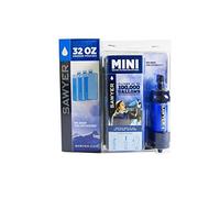 Sawyer Mini PointONE Filtro de agua para exteriores, purificador de agua potable, juego de ahorro con 3 bolsas de 1 L (3 x 1 l)
