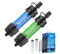 Sawyer Products Filtro unisex para adultos, azul-verde, paquete doble agua, azul/verde, paquete de 2