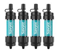 Sawyer Products SP3404 Sistema Mini de Filtración de Agua, Solo Filtro y Émbolo de Limpieza, Pack de 4, Azul Verde