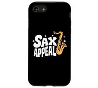 Sax Appeal - Divertido juego de palabras Saxofón Jazz Music Lover Carcasa para iPhone SE (2020) / 7 / 8
