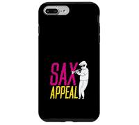 Sax Appeal Saxofón Saxofonista Jazz Banda de Jazz Carcasa para iPhone 7 Plus/8 Plus