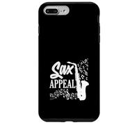Sax Appeal Saxofón Saxofonista Notas Musicales Carcasa para iPhone 7 Plus/8 Plus