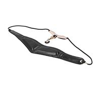 Sax Arnés para el Hombro, Cuero de PU, Protector de Metal, Botón Giratorio, Correa para el Cuello de Saxofón Acolchada Suave Y Duradera para Mujeres para Saxofón Soprano Tenor Alto para