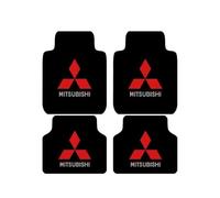 SAXCXCS 4 Piezas Coche Alfombrillas, para Mitsubishi ASX II 2023-2024 Antideslizantes e Impermeable Alfombras Delanteras e traseras Cuero Accesorios Interiores Automóviles