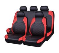 SAXCXCS 9 Piezas Funda Asiento Coche para KIA Stonic 5-Door SUV 2017 2018 2019 2020 2021 2022 2023 Juegos de Cubreasientos Delanteros y Traseros uto Interior Accesorios,D/Red