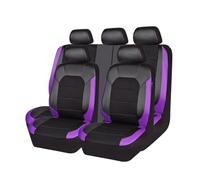 SAXCXCS 9 Piezas Fundas Asientos Coche, para Mitsubishi Outlander 2005-2007 Impermeables Juegos De Cubreasientos Interior Accesorios,D/Purple
