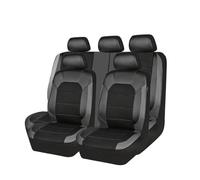 SAXCXCS 9 Piezas Fundas Asientos Coche, para Mitsubishi Outlander 2005-2007 Impermeables Juegos De Cubreasientos Interior Accesorios,C/Grey