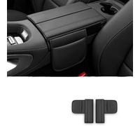 SAXCXCS Funda Reposabrazos Coche, para Mercedes Benz C-Class W206 / GLC X254 2022-2024 2025 cojín Impermeable para apoyabrazos Asiento Interior Accesorios,B/Black