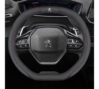 SAXCXCS Funda Volante Coche, para Peugeot Rifter 2018-2023 Antideslizante Cubierta de Volante Transpirable Protector de Volante,Accesorios Coches Interior,B
