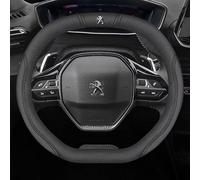 SAXCXCS Funda Volante Coche, para Peugeot Rifter 2018-2023 Antideslizante Cubierta de Volante Transpirable Protector de Volante,Accesorios Coches Interior,A