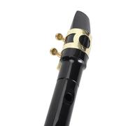 Saxofn de Bolsillo, Mini Instrumento de Viento de Madera, Kit de Saxofn con Llave C, para Principiantes, Prctica de Respiracin, Porttil con Boquilla Alto