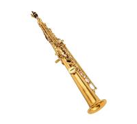 Saxofón alto 875EX con llave B tubo recto cuerpo lacado en oro instrumento musical profesional con estuche y accesorios. Saxofón Para Principiantes(Gold)