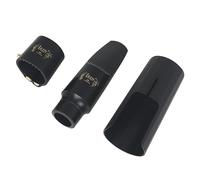 Saxofón Alto Boquilla Kits Reemplazo Saxofón Boquilla Con Ligadura Y Tapa De Plástico Saxofón Accesorios Durable