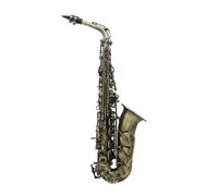 Saxofón Alto Boquilla para saxofón alto Eb antiguo color cian instrumento de viento de madera profesional accesorios para instrumentos musicales