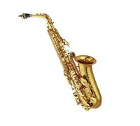 Saxofón Alto Boquilla para saxofón alto sólida y resistente con ligadura para saxofón en mi bemol instrumento musical con cuello de lengüeta