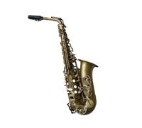 Saxofón Alto Chapado En Cobre Antiguo, Instrumento Musical Profesional E-plano Con Boquilla, Cuello De Caña (Color : 01)