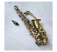 Saxofón Alto Cobre Antiguo Eb E Saxofón Plano Saxofón Profesional De Latón Con Estuche Y Lengüeta Saxofón para estudiantes