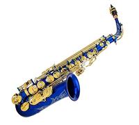 Saxofón Alto Eb Cuerpo De Latón Patrón Grabado Sax Plano E 802 Tipo De Llave Saxofón Instrumento Con Estuche Acolchado Con Correa Saxofón para estudiantes (Color : 02)