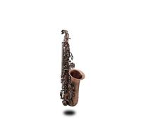 Saxofón Alto Eb E-plano Profesional Rojo Bronce Curvado Saxofón Patrón Tallado Con Estuche Accesorio Para Saxofón