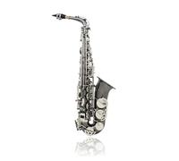 Saxofón Alto Eb, Instrumento Profesional De Viento De Madera, Saxofón De Níquel Negro Con Funda, Correa, Boquilla, Accesorios Para Instrumentos (Color : Bk Nickel Plated)