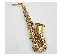 Saxofón Alto Eb Latón Saxofón Chapado En Oro Instrumento Musical Saxofón Alto Patrón De Talla Uno A Uno Saxofón profesional
