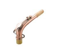 Saxofón Alto EB Tune, Cuello Curvo, Material de latón, Orificio de Tubo, Repuesto para saxofón, Pieza de Instrumento de Viento de Madera, Accesorio (Color : Red)