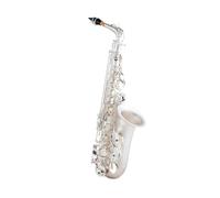 Saxofón Alto Eb Tune, Instrumento Musical Chapado En Plata De Latón, Mi Bemol, Con Estuche, Boquilla (Color : 02)